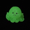 Luminous Resin Octopus Display Decoration RESI-WH0038-09D-1
