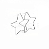 Tarnish Resistant 201 Stainless Steel Hoop Earrings EJEW-A052-17B-P-2