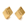 Real 18K Gold Plated 304 Stainless Stee Hoop Earrings LS-EJEW-U009-02G-09-1