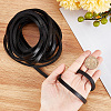 Flat Cowhide Leather Cord WL-GF0001-10B-02-3