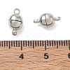 Brass Magnetic Clasp with Loop KK-CBA5585-10P-2