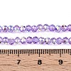 Transparent Glass Beads Strands LS-EGLA-N016-3mm-03-4