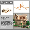 62Pcs 6 Style Pinewood Wooden Dominoes Holder DIY-OC0010-16-6