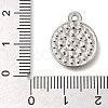 304 Stainless Steel Pendant Rhinestone Settings STAS-I310-21P-3