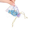 Heart Printed Organza Bags OP-R022-7x9-M-7