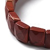 Natural Red Jasper Stretch Bracelets BJEW-F406-B27-3