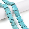 Synthetic Turquoise Beads Strands UNKW-T001-02B-1