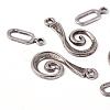 Tibetan Style Alloy Hook Clasps X-LF5077Y-2