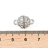 Alloy Magnetic Clasps with Loops BSAHH043-2