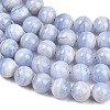 Natural Blue Lace Agate Beads Strands G-D106-A01-14mm-A-4