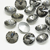 Pointed Back Glass Rhinestone Cabochons RGLA-T086-12mm-03-1