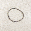 304 Stainless Steel Beads Stretch Bracelets for Women FS-WGC4F34-07-1