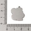 Non-Tarnish 201 Stainless Steel Pendants STAS-C095-11P-3