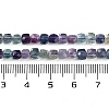 Natural Colorful Fluorite Beads Strands G-P553-E01-03-5