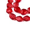 Frosted Glass Beads Strands GLAA-T023-30A-3