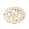 Long-Lasting Plated Brass Connector Charms KK-K366-42KCG-2