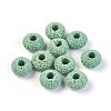 Natural Lava Rock European Beads G-I220-H03-1