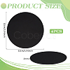 Flat Round Acrylic Chassis Display Pedestals DIY-FG0005-55D-2