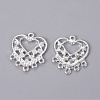 Alloy Rhinestone Connector Settings EA11580Y-NFS-1
