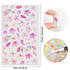 6 Sheets 6 Style Maple Leaf Nail Art Stickers Decals MRMJ-OC0003-57A-2