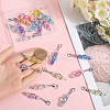 Acrylic Pendant Locking Stitch Markers HJEW-SC00081-3