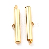 304 Stainless Steel Slide On End Clasp Tubes STAS-C044-08C-G-1