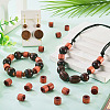 Wood European Beads WOOD-TA0003-09B-7