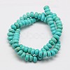 Synthetic Turquoise Beads Strands TURQ-G109-6x3mm-06-3