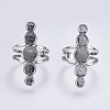 Alloy Pad Ring Settings X-PALLOY-K143-11P-1