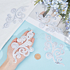 5Pairs Embroidery Thread Clothing Patches PATC-GF0001-97A-3
