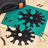 2Pcs Acrylic Perforated Measuring Wheel DIY-WH0750-094-4