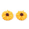 Opaque Flatback Resin Cabochons Accessories RESI-TAC0003-30B-02-2