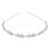 Alloy with Rhinestone Hair Bands for Women Girls AJEW-WH0609-316P-1