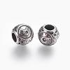 316 Surgical Stainless Steel European Beads STAS-P212-18P-04-1