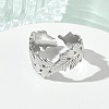 304 Stainless Steel Cuff Open Rings for Women RJEW-L341-02E-P-2