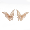 Brass Links connectors KK-S353-008LG-1