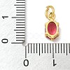 Brass Micro Pave Cubic Zirconia Pendants KK-U050-06G-01-4