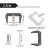 2 Sets Tibetan Style 304 Stainless Steel Watch Band Clasps STAS-UN0039-87A-3
