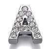 Alloy Slide Charms RB-F034-01-P-RS-3