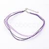Mixed Jewelry Making Necklace Cord X-FIND-R001-M-2