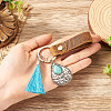 Cowhide Leather Keychain KEYC-TAC00028-5