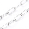 Tarnish Resistant 304 Stainless Steel Paperclip Chains CHS-D027-02P-2