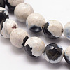 Natural Fire Crackle Agate Bead Strands X-G-K166-06F-10mm-12-3
