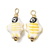 Handmade Porcelain Pendants PR-CBA0027-03G-2