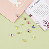 Alloy Enamel Slide Charms ENAM-CJ0001-25-6