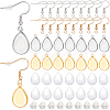 30Pcs 304 Stainless Steel Earring Hooks STAS-SP0002-07-1