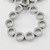 Electroplated Non-magnetic Synthetic Hematite Beads Strands G-Q880-12mm-3-1