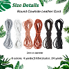 PandaHall Elite 24 Yards 6 Colors Cowhide Leather Cord WL-PH0004-14-5