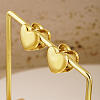 Heart 304 Stainless Steel Hoop Earrings for Women HP5817-1-2