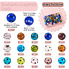 64Pcs 16 Styles Handmade Lampwork Beads LAMP-TA0001-59C-4
